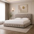 تخت خواب دونفره مدل اصیلا سایز 120×200 سانتی متر