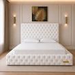 تخت خواب دونفره مدل ماهلی سایز 160×200 سانتی متر
