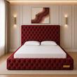تخت خواب دونفره مدل ماهلی سایز 160×200 سانتی متر