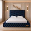 تخت خواب دونفره مدل ماهلی سایز 160×200 سانتی متر