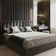 تخت خواب دو نفره مدل سامین سایز 200x140 سانتی متر