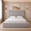 تخت خواب دونفره مدل روژان سایز 180×200 سانتی متر