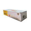 اردوخوری شیشه‌ای لیمون مدل مربع 3 خانه کد 2107، دارای درب اکریلیک و پایه فلزی، ابعاد 34.5×10.5×8 سانتی‌متر، وزن 1200 گرم