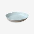 ظرف سرو چینی نارین مدل موج، 2 عددی 1 طبقه، مناسب سرو مرغ و استیک، سازگار با مایکروویو و ماشین ظرفشویی