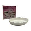 ظرف سرو چینی نارین مدل موج، 2 عددی 1 طبقه، مناسب سرو مرغ و استیک، سازگار با مایکروویو و ماشین ظرفشویی