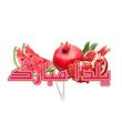 تاپر جشن شب یلدا مدل نوشتاری یلدا مبارک