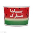 ظرف پاپ کورن طرح یلدا مدل انار مجموعه 10 عددی