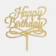 تاپر کیک تولد طرح Happy Birthday