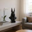 مجسمه مدل  Low Poly Anubis Bust