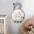 آینه دکوراتیو طرح قو مدل MKids57