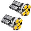 لامپ چراغ کوچک سکن شب رو و پلاک عقب خودرو فورس مدل 5 تایی کد SMD.Limo.YLW پایه تک کنتاکت بسته 2 عددی