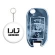 کاور ریموت و سوئیچ خودرو کالانیکس مدل COV-TARADAS-100102 طرح سرامیکی مناسب برای تارا به همراه جاسوئیچی