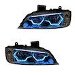 چراغ جلو خودرو گروه پژوهش صنعت مدرن مدل 3D-Hexa فولکالر دو حالته مناسب برای پژو پارس بسته دو عددی
