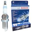 شمع خودرو بوش مدل تک پلاتین کد FR7DC +8 پایه کوتاه بسته 4 عددی