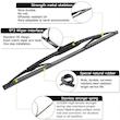  تیغه برف پاک‌کن پاسیکو مدل METAL WIPER مناسب برای رانا پلاس بسته 2 عددی