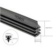  تیغه برف پاک‌کن پاسیکو مدل METAL WIPER مناسب برای تیبا 2 بسته 2 عددی
