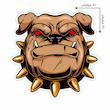 برچسب بدنه موتورسیکلت طرح Bulldog