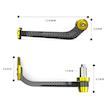 هندگارد موتور سیکلت مدل فلزی کد TOP_GD بسته دو عددی