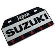 پلاک تزیینی موتور سیکلت وارون مدل W-64-SUZKI-WH