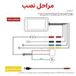 دوربین موتور سیکلت مدل 2 لنز کد MT5B-WiFi همراه با GPS