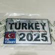 پلاک تزیینی موتور سیکلت وارون مدل W-41-TURKEY-WH