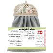 حوله آشپزخانه منسوجات خسروشاهی برتر طرح کاکتوس کد HL14 سایز 45x35 سانتی متر