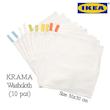 حوله دستی ایکیا مدل Krama سایز 30x30 سانتی متر مجموعه 10 عددی