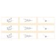 برچسب طرح گل مینیمال کد 003 مجموعه 63 عددی