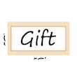 برچسب مدل هدیه آنلاین شاپ طرح Gift کد 01 مجموعه 500 عددی
