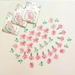 برچسب مدل برش خورده طرح گل و شکوفه