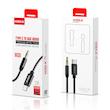 کابل تبدیل USB-C به AUX هیسکا مدل W28 طول 1 متر