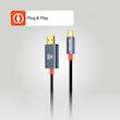 کابل تبدیل HDMI به USB-C پرودو مدل Woven Braided طول 2 متر