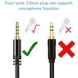 کابل افزایش طول 3.5 میلی متری صدا مدل EL-4Pole به طول 5 متر