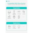 کابل تبدیل HDMI به USB-C کوتتسی مدل 87410 طول 2 متر