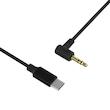 مبدل جک 3.5 میلیمتری به usb-c کامیکا مدل CVM-D-UC طول 0.6 متر