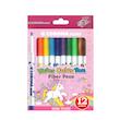 ماژیک رنگ آمیزی 12 رنگ کرونا مدل WATER COLOR PEN کد WH6996-12P