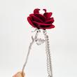 گیره مو زنانه مدل کانزاشی شاخه گل رز