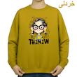 سویشرت زنانه مدل دخترک عینک کد v6 