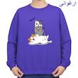 سویشرت زنانه مدل سه گربه 