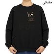 سویشرت زنانه مدل گربه نوشته کد v5 