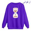 سویشرت زنانه مدل ساعت شنی کد p1  