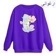 سویشرت زنانه مدل گل کد p1  