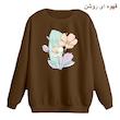 سویشرت زنانه مدل گل کد p1  