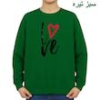سویشرت زنانه مدل عشق کد v2 