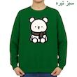 سویشرت زنانه مدل خرس و شال کد v24 