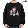 سویشرت زنانه مدل دخترک و کتاب کد v26 