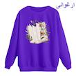 سویشرت زنانه مدل کتاب مینیمال کد p1  