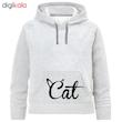 هودی دخترانه طرح cat کد K102