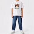 ست تی‌شرت آستین کوتاه و شلوار دخترانه مدل دخترک کد p2 