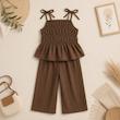 تاپ و شلوار دخترانه ژاکید مدل آیشن
